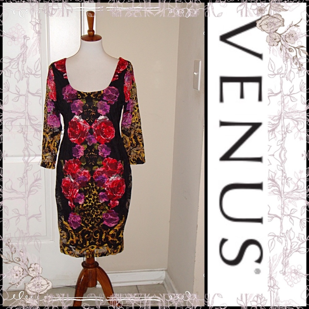Venus Floral Lace Dress Never Worn.